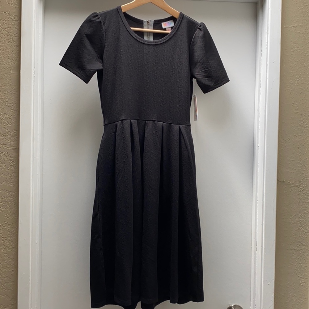 Lularoe Black Amelia Dress